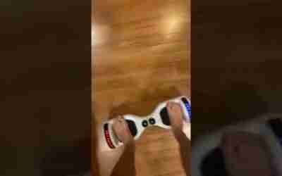 POV your first time using a hoverboard