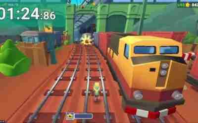 Subway surfers NO COINS ( No hoverboard/keys) 03:10,10