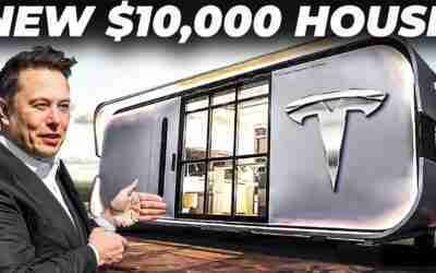 Tesla's NEW $10,000 Home For SUSTAINABLE Living!