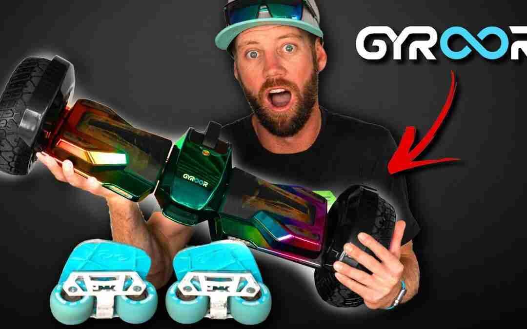 HOVERBOARD vs Pro Freeskaters! // GYROOR F1