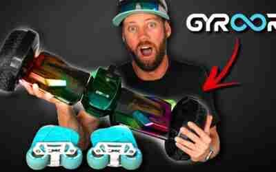 HOVERBOARD vs Pro Freeskaters! // GYROOR F1