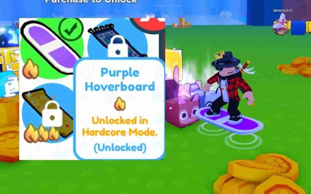 HOW TO UNLOCK PURPLE HOVERBOARD? SECRET HOVERBOARD