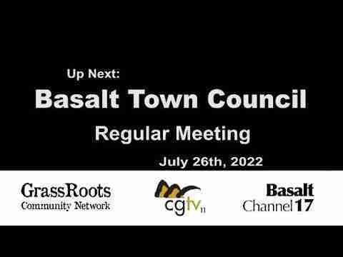 Basalt Council – 07/26/2022