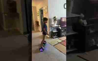 How to ride a hoverboard