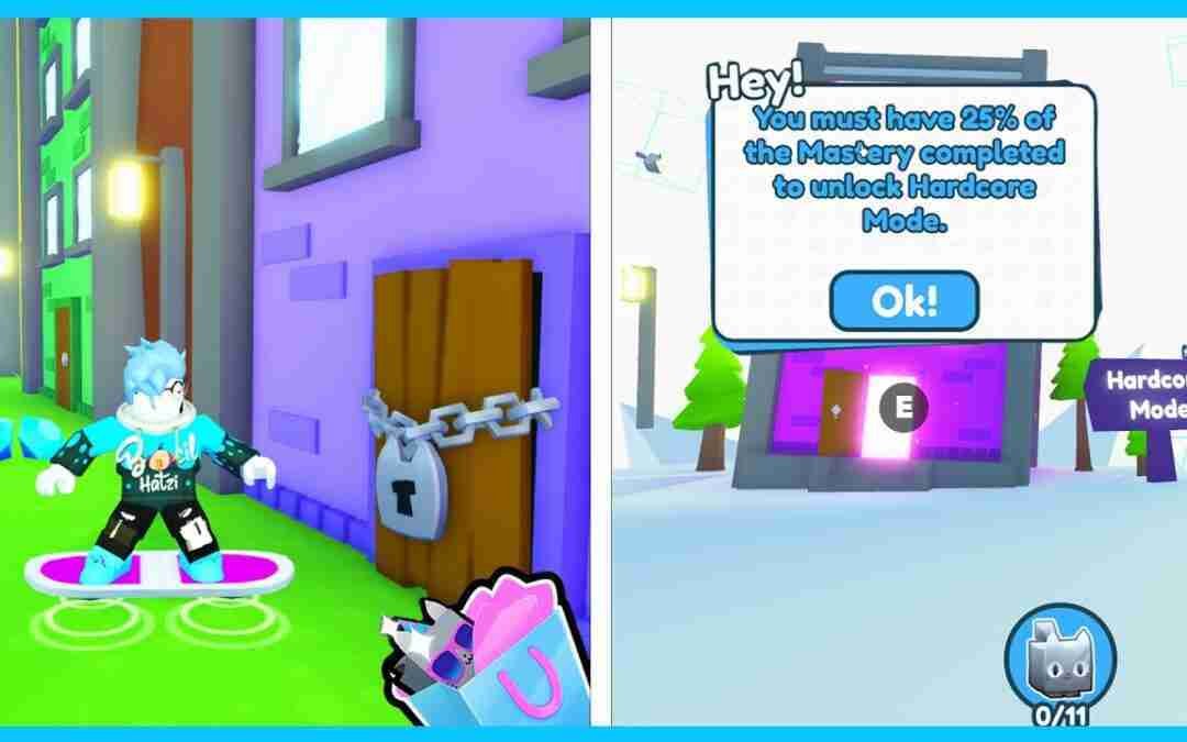 PINTU RAHASIA !! AKU BERHASIL KE DUNIA HARDCORE & DAPAT PET EXCLUSIVE & HOVERBOARD PET SIMULATOR X