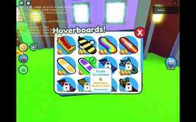 How to get free hoverboards in pet simulator x