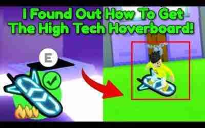 HOW To GET The HIGH TECH HOVERBOARD in PET Sim X! | High Tech Hoverboard | Pet Simulator X