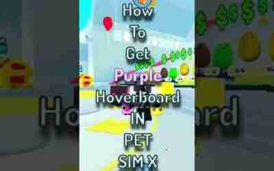 Secret Door In Pet Simulator X – Purple Hoverboard