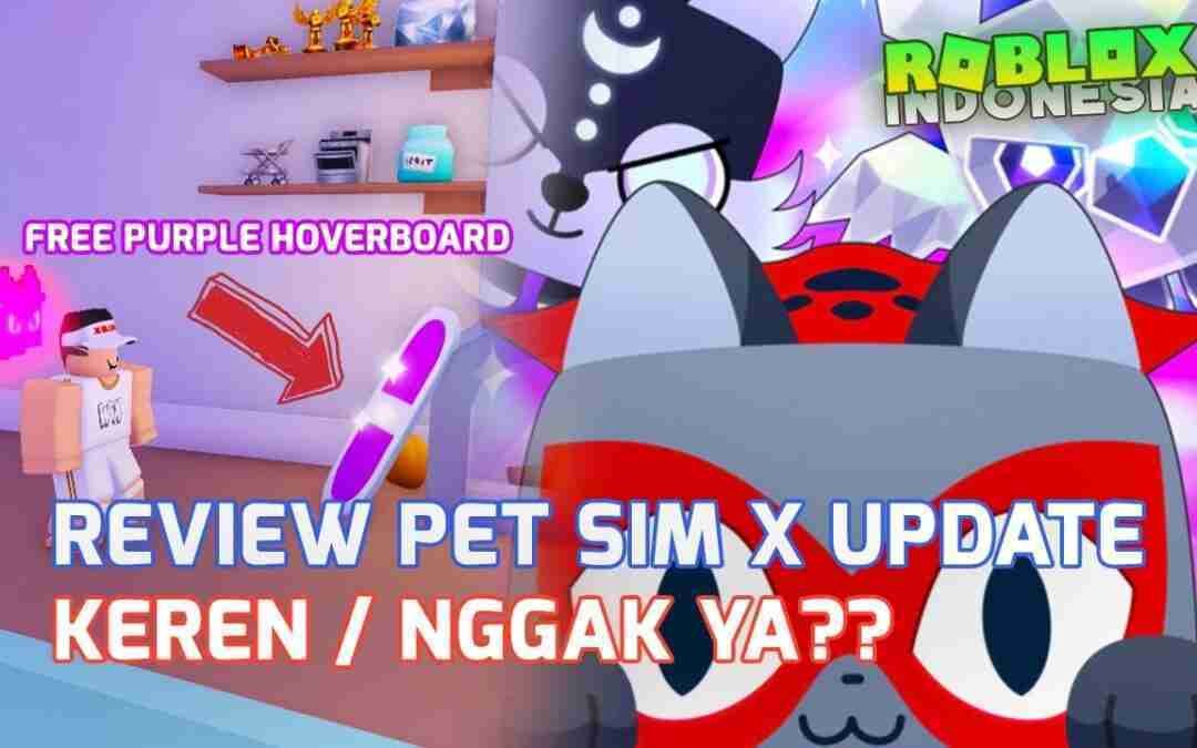 FREE HUGE CAT & PURPLE HOVERBOARD DI PET SIMULATOR X UPDATE HARDCORE MODE