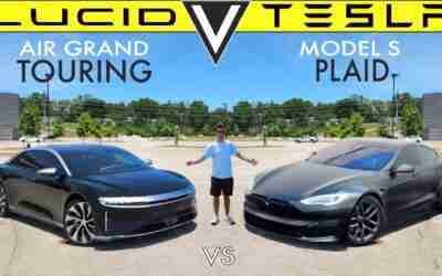 ULTIMATE $150K EVs! — 2022 Lucid Air vs. Tesla Model S Plaid: Comparison