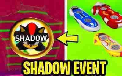 SHADOW EVENT AND HOVERBOARD EVENT IN SONIC SPEED SIMULATOR!?