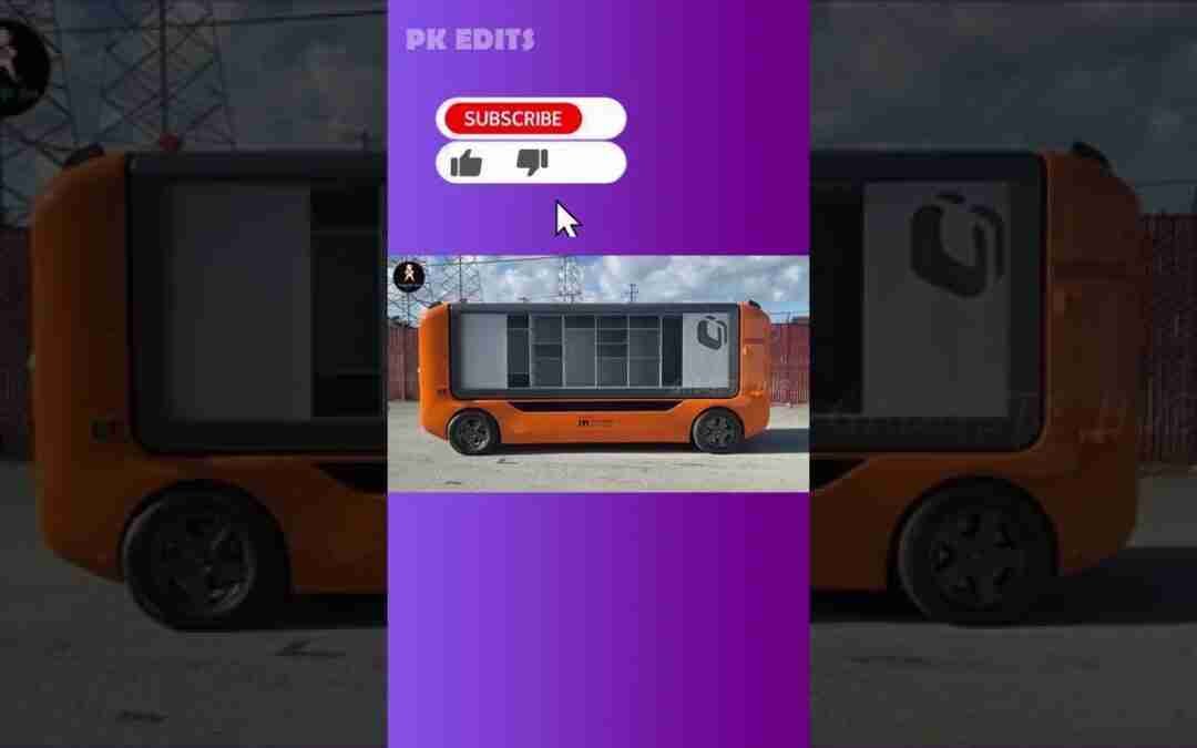 Udelv Transporter autonomous delivery vehicle #gadgets #shorts #short #subscribe #shortvideo