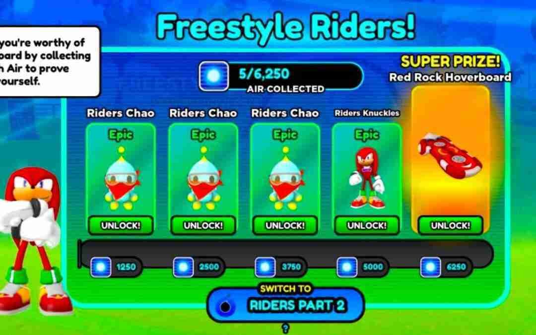 HOW TO UNLOCK HOVERBOARDS In SONIC SPEED SIMULATOR AIR BOARD FESTIVAL EVENT | ROBLOX !