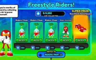 HOW TO UNLOCK HOVERBOARDS In SONIC SPEED SIMULATOR AIR BOARD FESTIVAL EVENT | ROBLOX !