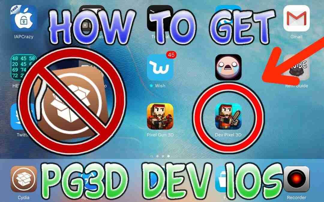PIXEL GUN 3D IOS DEVELOPER CONSOLE DOWNLOAD RELEASED!!! Unlimited Gems, Coins, Exp + More!