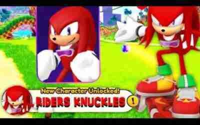 Riders knuckles unlocked sonic speed simulator simulator all hoverboards