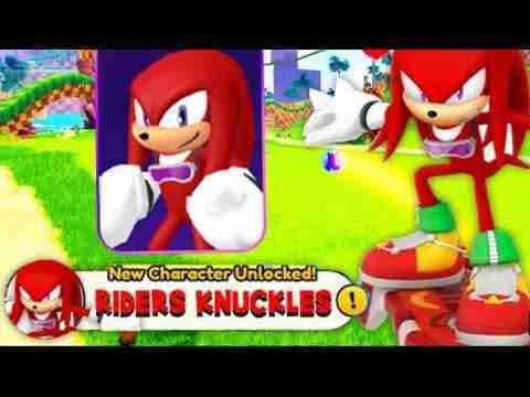 Riders knuckles unlocked sonic speed simulator simulator all hoverboards