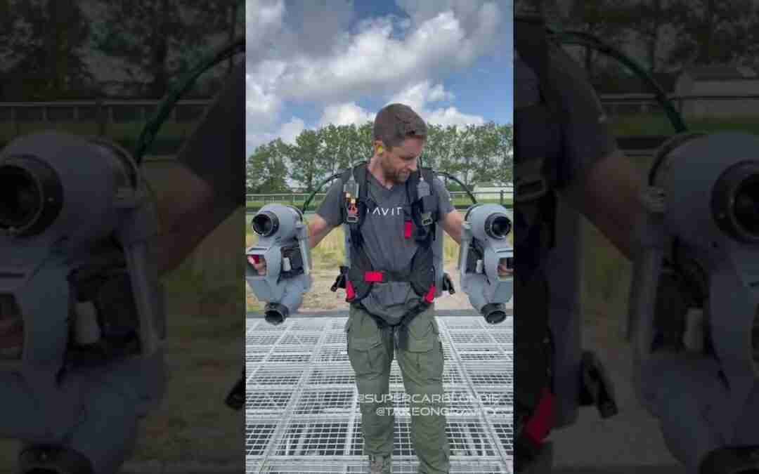This Dad Built A Home-Made Jet Pack ?