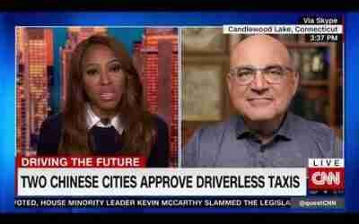 Two Chinese cities approve driverless taxis