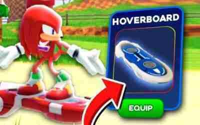 COMO PEGAR o HOVERBOARD no SONIC SPEED SIMULATOR