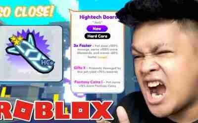 MALAPIT KO NA MAKUHA ANG "HIGHTECH HOVERBOARD" sa Pet Simulator X