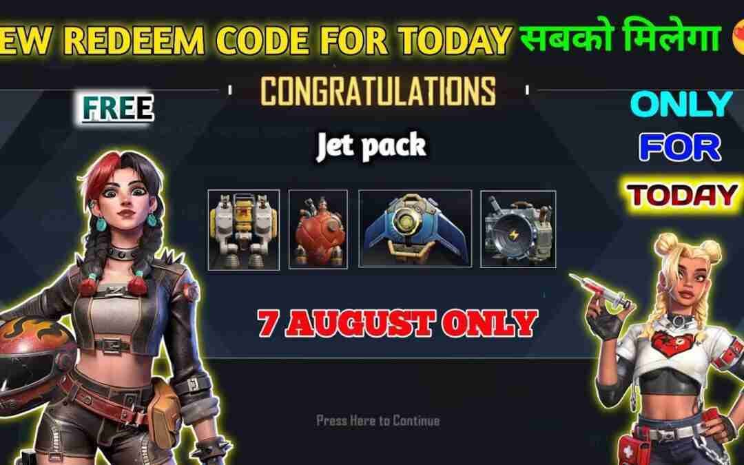Farlight 84 New Redeem Code Today?| jetpack Redeem Code | 7 August Redeem Code | #redeemcode today