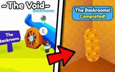 Going to The Backrooms for Free New Hoverboard in Pet Simulator X..