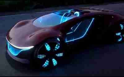 99 Days Building A Mercedes Vision AVTR For Me #car #mercedes