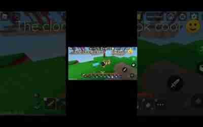 Did you know that CLONES can RIDE HOVERBOARDS??? (Roblox Bedwars) #shorts #roblox #robloxbedwars