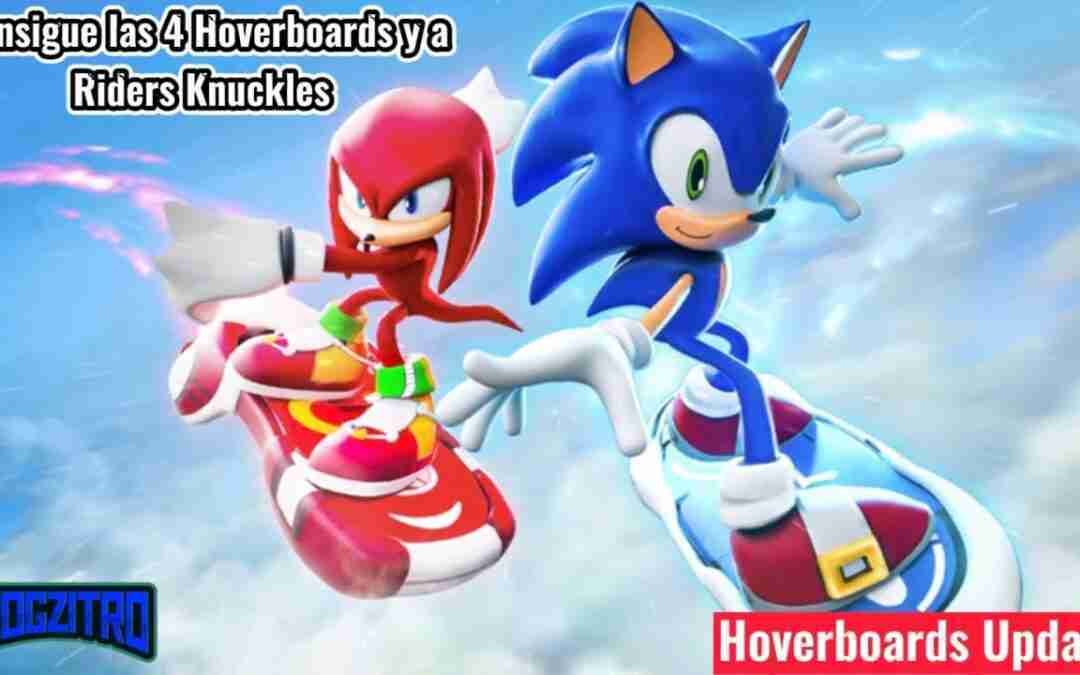 consigue las 4 Hoverboards + Riders Knuckles – freestyle riders event | Sonic Speed Simulator Roblox