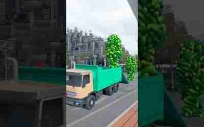 Truck Special effects | 3d animation | future technology imagination