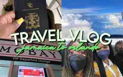 travel vlog: jamaica to orlando, club mobay vip lounge + luxury house tour