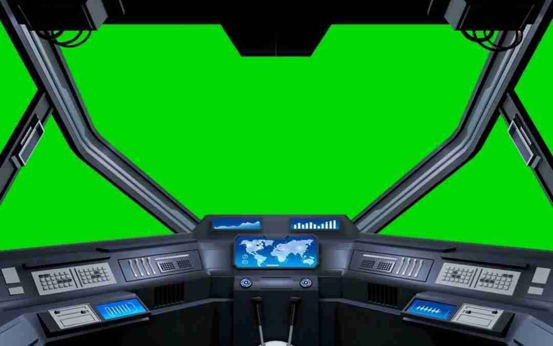 Greenscreen Outer space