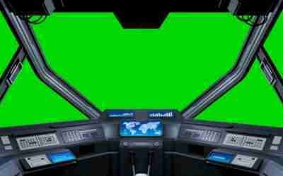 Greenscreen Outer space