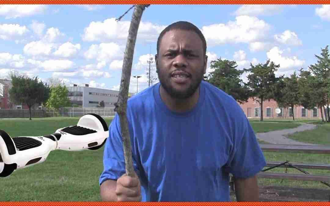 BLACK MAN ANGRY AT HOVERBOARDS @dcigs