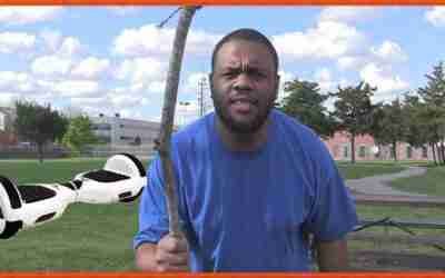 BLACK MAN ANGRY AT HOVERBOARDS @dcigs