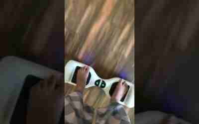 Riding my hoverboard