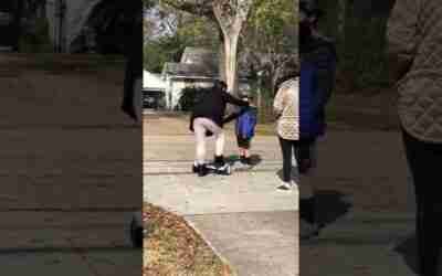 Grandmas should never ride a hoverboard