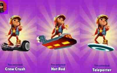 subway surf unlocking all hoverboards