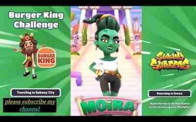 SUBWAY SURFERS GREECE 2022 : BURGER KING : SUBWAY CITY : COBRA BOARD :@SUBIR GAMING ZONE