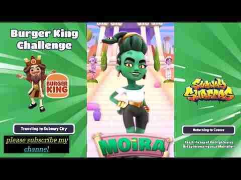 SUBWAY SURFERS GREECE 2022 : BURGER KING : SUBWAY CITY : COBRA BOARD :@SUBIR GAMING ZONE