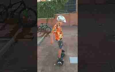 Mi primera vez montado en hoverboard