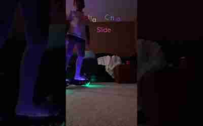 Cha cha slide with my hoverboard