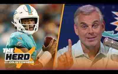 THE HERD | Colin "aghast" Tua on Dolphins interest in Brady: "I'm still here… that's all noise"