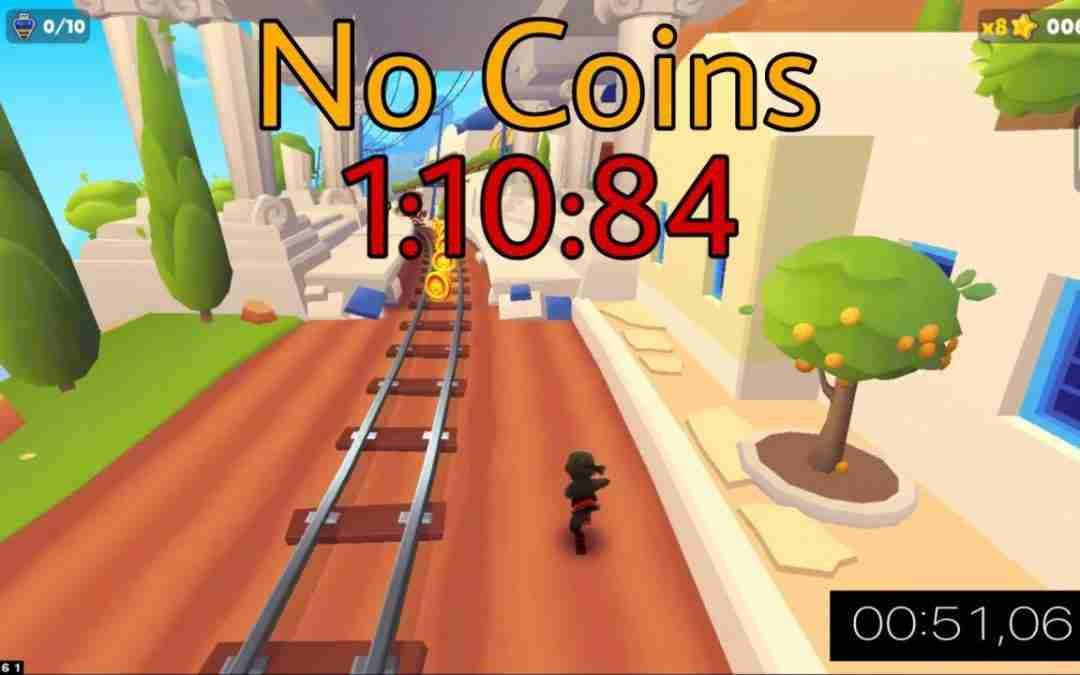 Subway Surfers: No Coins, No Hoverboards, 1:10.84
