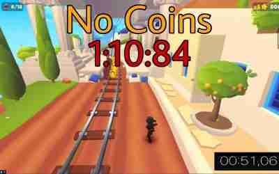Subway Surfers: No Coins, No Hoverboards, 1:10.84