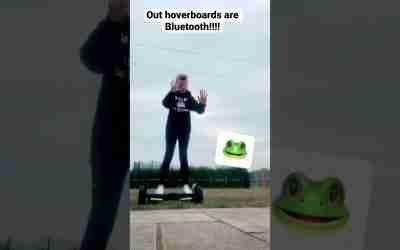Our hoverboards r Bluetooth!!!!