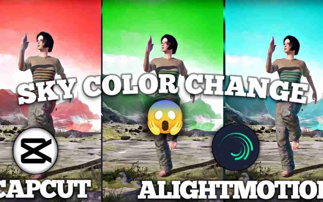 How to Change Sky Color in Capcut or Alightmotion ? || Tutorial of Change Background Color ?