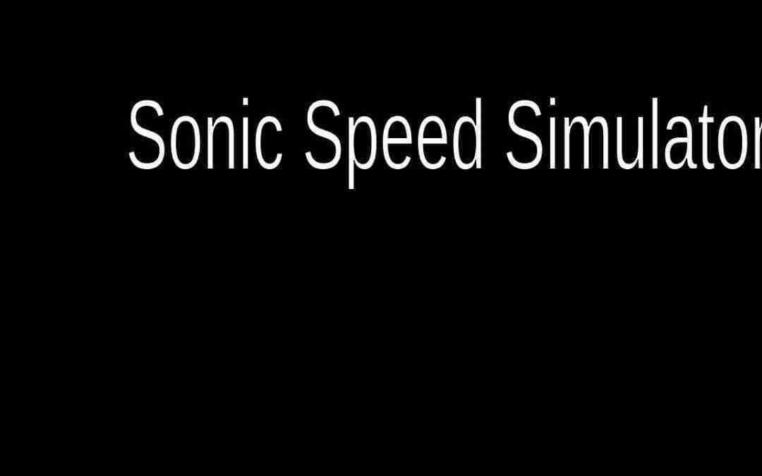 HOVERBOARDS, braylon Plays sonic speed simulator