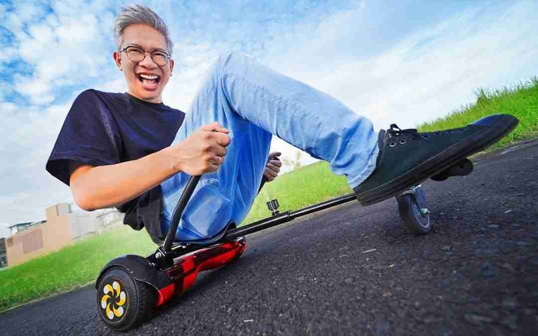 Ubah HOVERBOARD Jadi HOVERCART Langsung Adu Balap!!